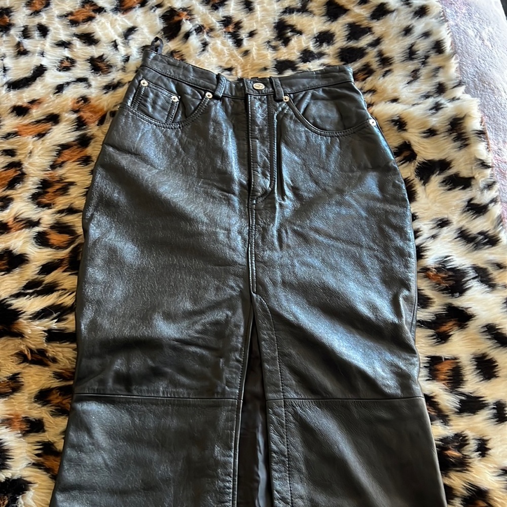 Wilson’s leather maxi skirt